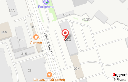 Питеравто на Хрустальной улице на карте