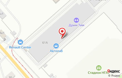 АКПП Новосибирск, Автоцентр на карте