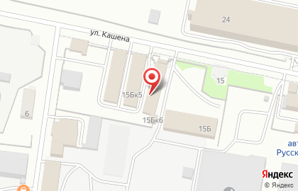Кафе-бистро на улице Кашена на карте