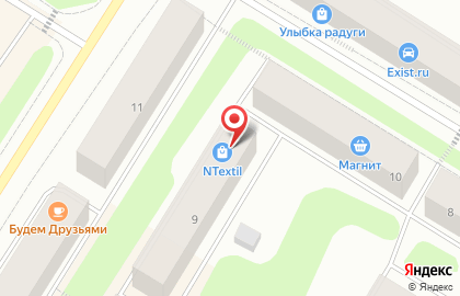 Магазин тканей Текстиль на Юбилейной улице на карте
