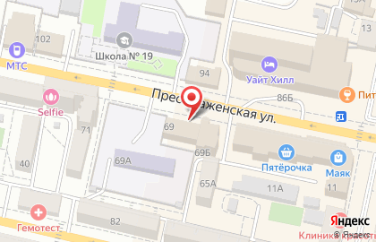 СберБанк на Преображенской улице на карте