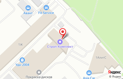 Мебельная оптовая компания Антрон на улице Академика Вонсовского на карте