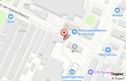 Автосервис Альфа в Волгограде на карте