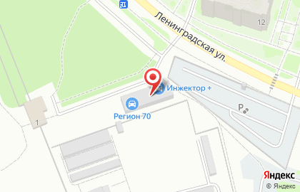 Магазин автозапчастей Регион 70 на карте