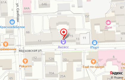 Магазин Аксесс на карте
