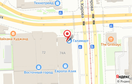 Магазин постоянных распродаж Галамарт в Калининском районе на карте