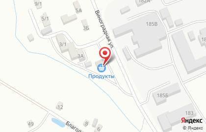 Оазис на Виноградной улице на карте