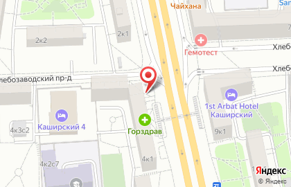Магазин овощей и фруктов в Москве на карте