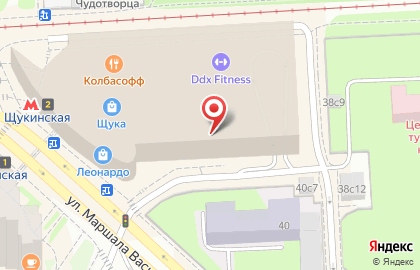 Художественный салон Арт Багет Студио на метро Щукинская на карте