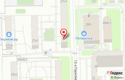 Океанавто на 13-й Парковой улице на карте