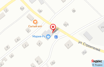 Продуктовый супермаркет Мария-Ра на Садовой улице в Белокурихе на карте
