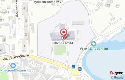 Участковая избирательная комиссия №814 на улице Успенского на карте