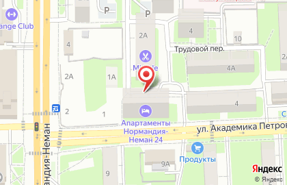 Строящийся жилой дом по ул. Трудовая, 2 на карте