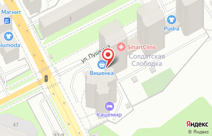 Мастерская красоты Wonderroom в Свердловском районе на карте