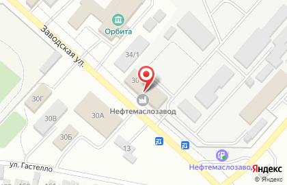 Продуктовый магазин на Заводской, 30 в Дзержинском районе на карте