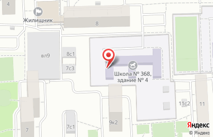 Школа Лосиный остров №368 с дошкольным отделением на Уссурийской улице на карте