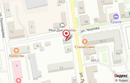 Магазин Антик на улице Луначарского на карте