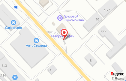 АЗС в Красноярске на карте