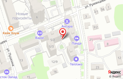 Арт-Хаус на улице Румянцева на карте