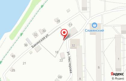 Автостоянка на Бакинской, 17/1 на карте