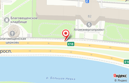 Starbucks на Приморском проспекте на карте