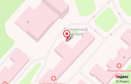 Мончегорская центральная районная больница на проспекте Кирова на карте