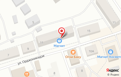 Банкомат Северный Народный Банк на улице Орджоникидзе на карте
