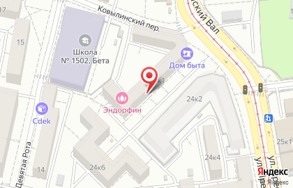 Бюро нотариальных переводов ХРОНОС на улице Преображенский Вал на карте