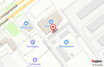 Магазин автозапчастей Автонорма на проспекте Созидателей на карте