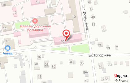 Больница РЖД-Медицина во Владивостоке на карте