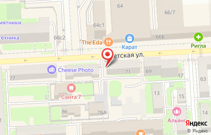 Фирменный магазин Тамбовчанка на Советской улице на карте