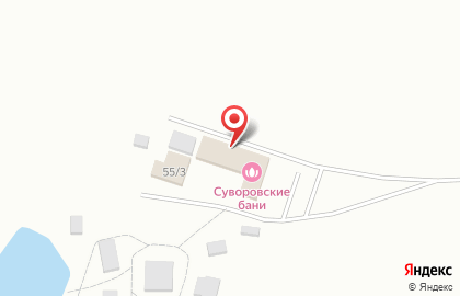 Баня Суворовские бани на карте