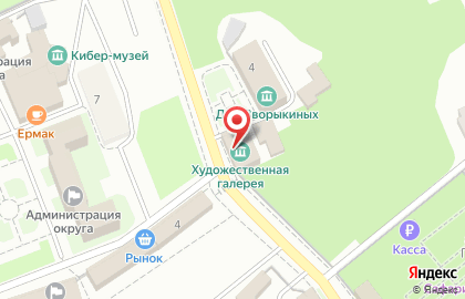 Художественная галерея во Владимире на карте