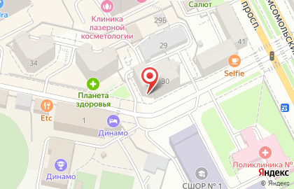 Пункт обслуживания Oriflame на улице Краснова на карте