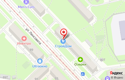 Компания Правда Окон на улице Ленсовета на карте