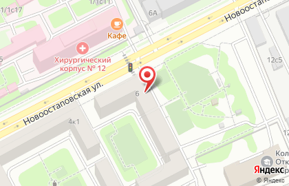 ОДС Жилищник района Южнопортовый на Новоостаповской улице на карте