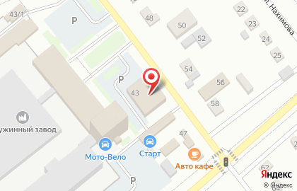 Магазин автозапчастей для грузовых автомобилей на улице Маяковского на карте