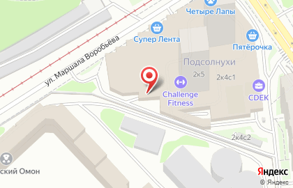 Шиномонтажная мастерская на улице Твардовского на карте
