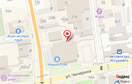 Салон красоты The Best на улице Чичерина на карте