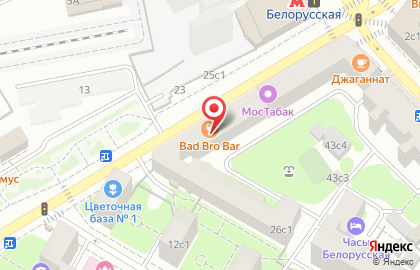 Сеть бургер-баров Burger Heroes на метро Белорусская на карте