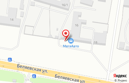 Автосервис в Оренбурге на карте