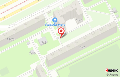 Продуктовый магазин на ул. Димитрова, 15 к1 на карте