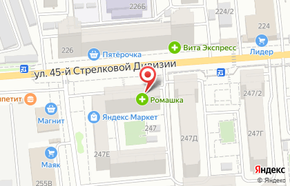 Аптека Ромашка в Воронеже на карте