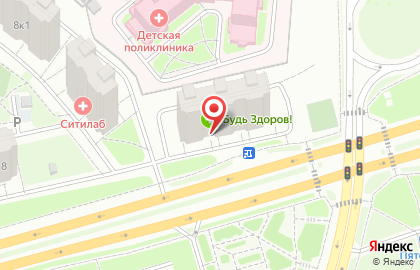 Аптека Будь здоров! на улице Фомушина на карте