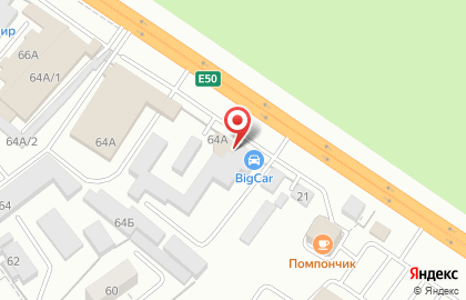 Магазин запасных частей для грузовых автомобилей BigCar на улице Менделеева на карте