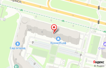 Компания Сервисстройгарант на Шекснинском проспекте на карте