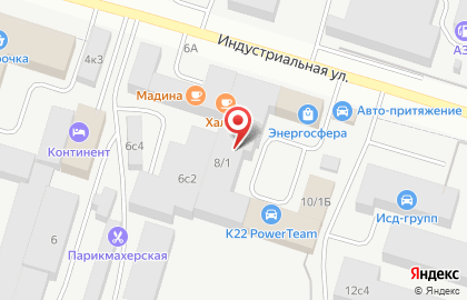 Автосервис и шиномонтажная мастерская на Индустриальной улице на карте