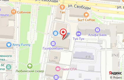 Студия искусств Крылья на улице Чайковского на карте