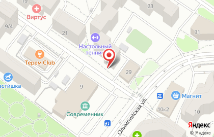 Химчистка-прачечная Ромашка на Олимпийской улице на карте