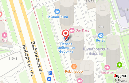 Винный супермаркет Ароматный мир на проспекте Просвещения на карте